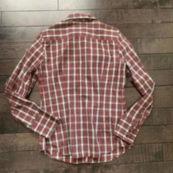 Club Monaco Plaid Button Down Top - Picture 2 of 2